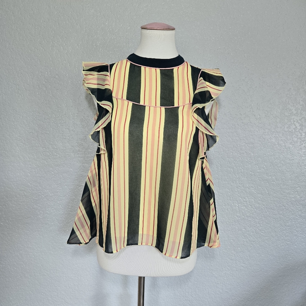 Scotch & Soda XS Striped Sleevless Colorful top